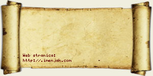 Jana Krunić vizit kartica